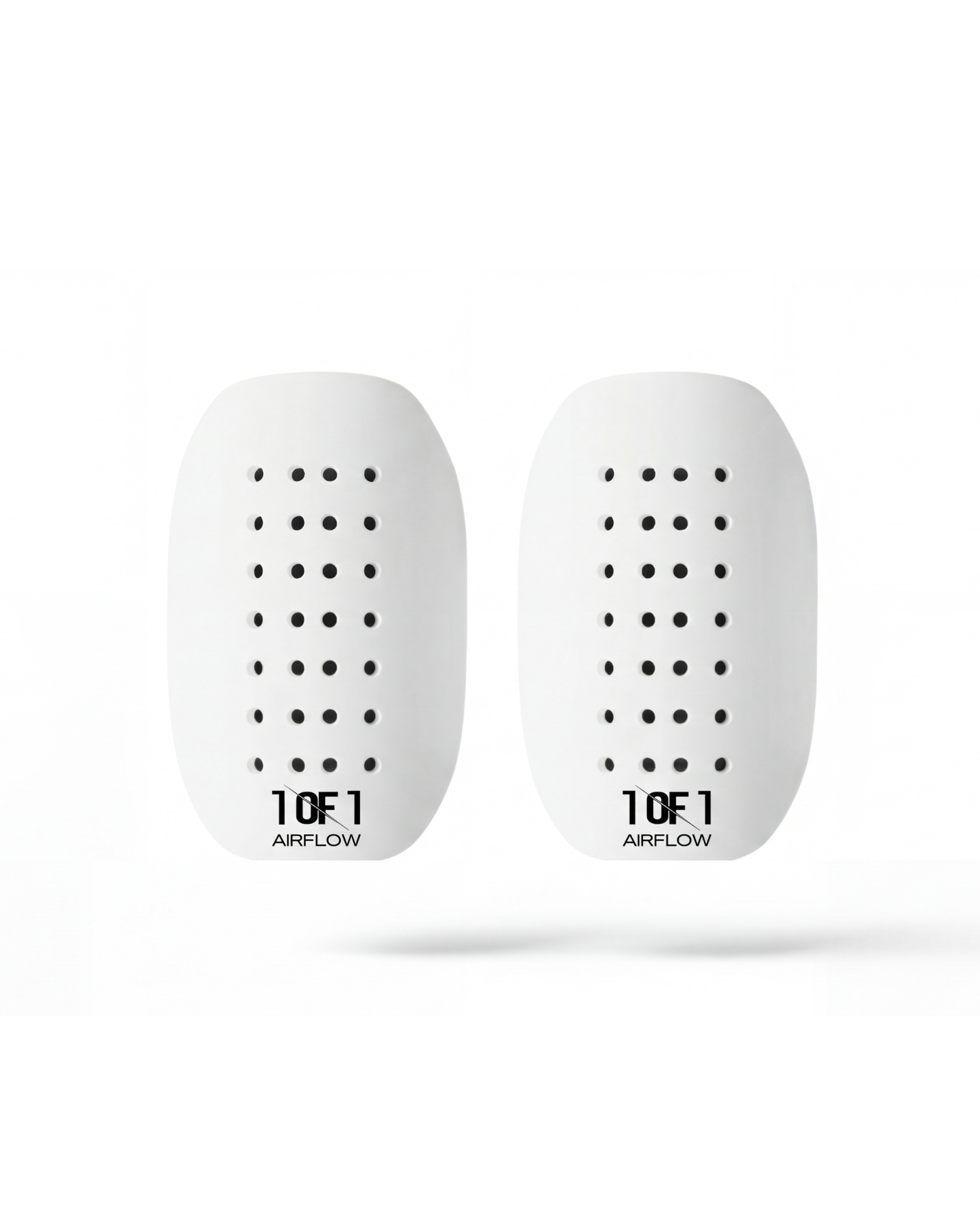 1OF1 Airflow Pro shin pads worn on pitch — action lifestyle