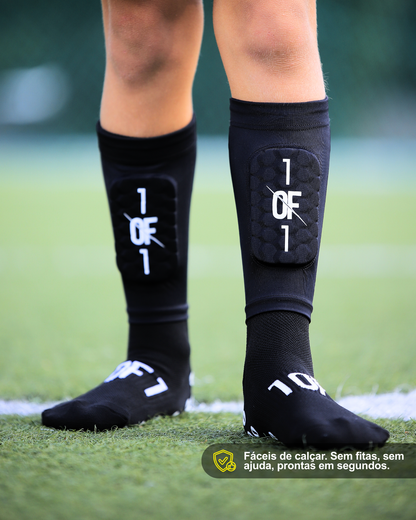 Espinilleras integradas para niños