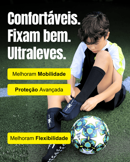 Espinilleras integradas para niños