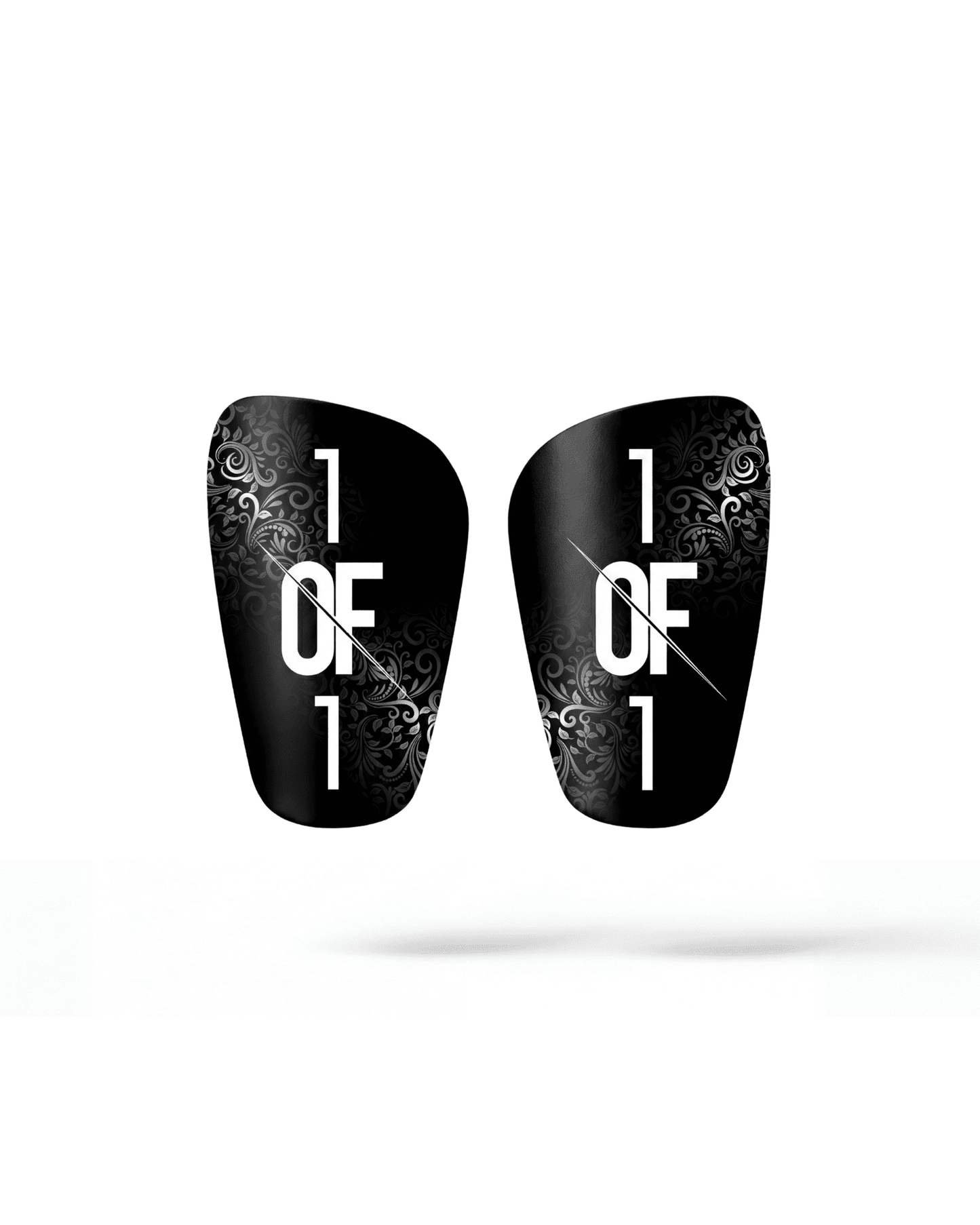 1OF1 mini shin pads lifestyle — player wearing minimal shin protection