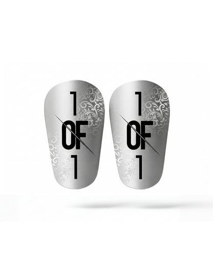 1OF1 mini shin pads close-up — ultra-light EVA construction