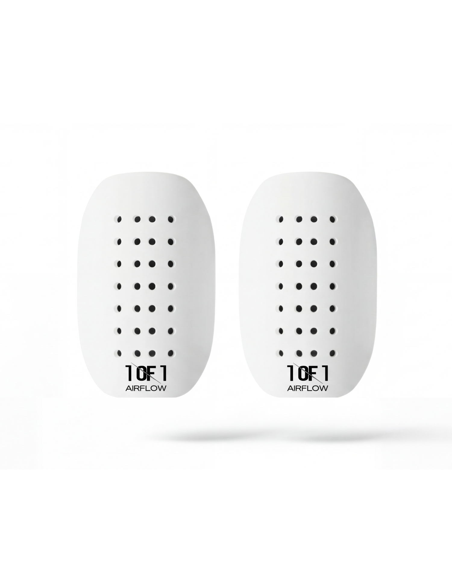 1OF1 Airflow Pro shin pads worn on pitch — action lifestyle