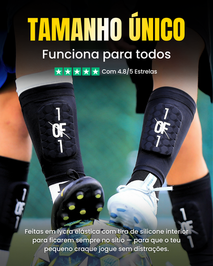 Espinilleras integradas para niños