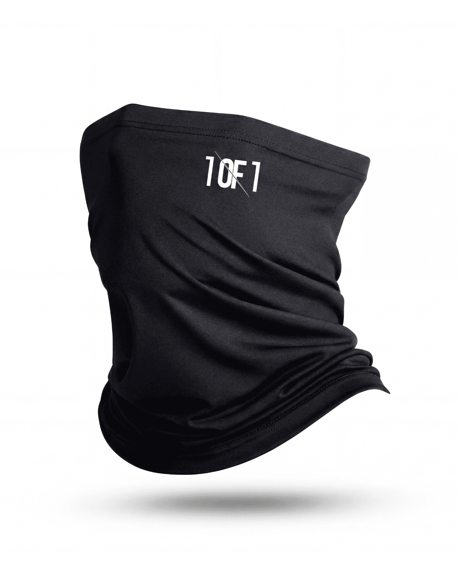 1OF1 football snood lifestyle — worn around neck during training