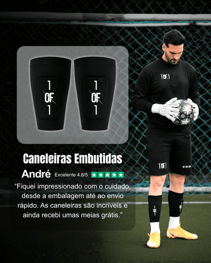 Espinilleras integradas para niños