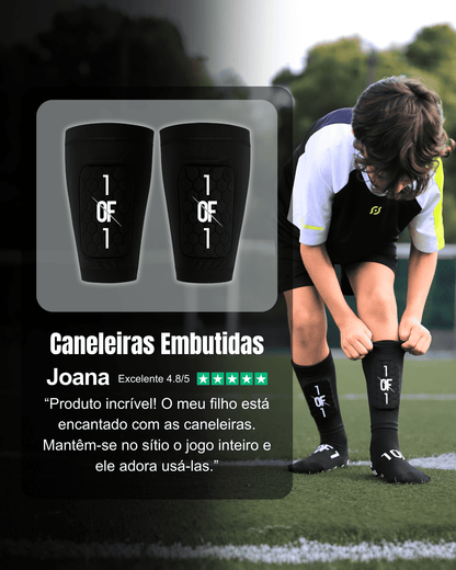 Espinilleras integradas para niños