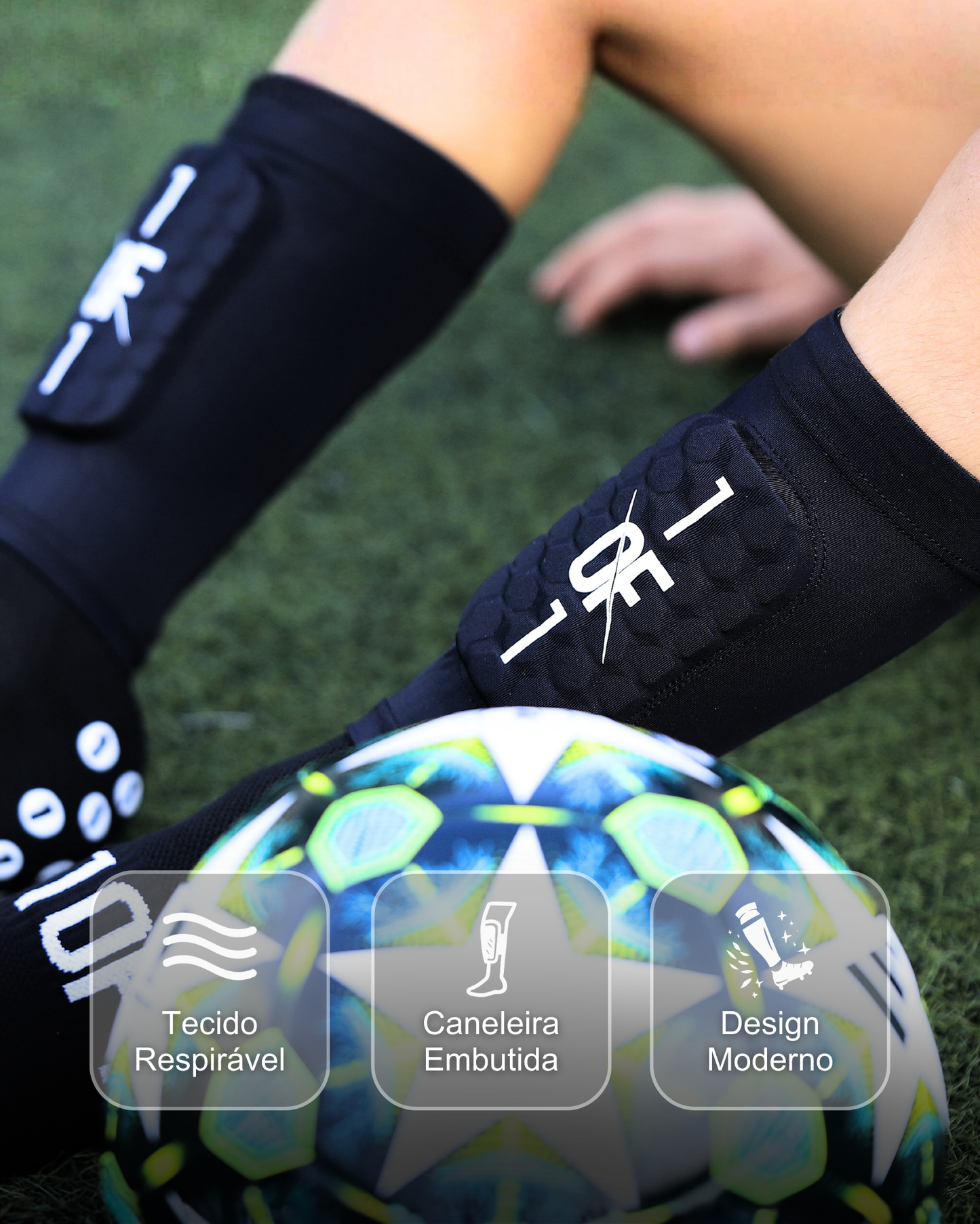 Espinilleras integradas para niños