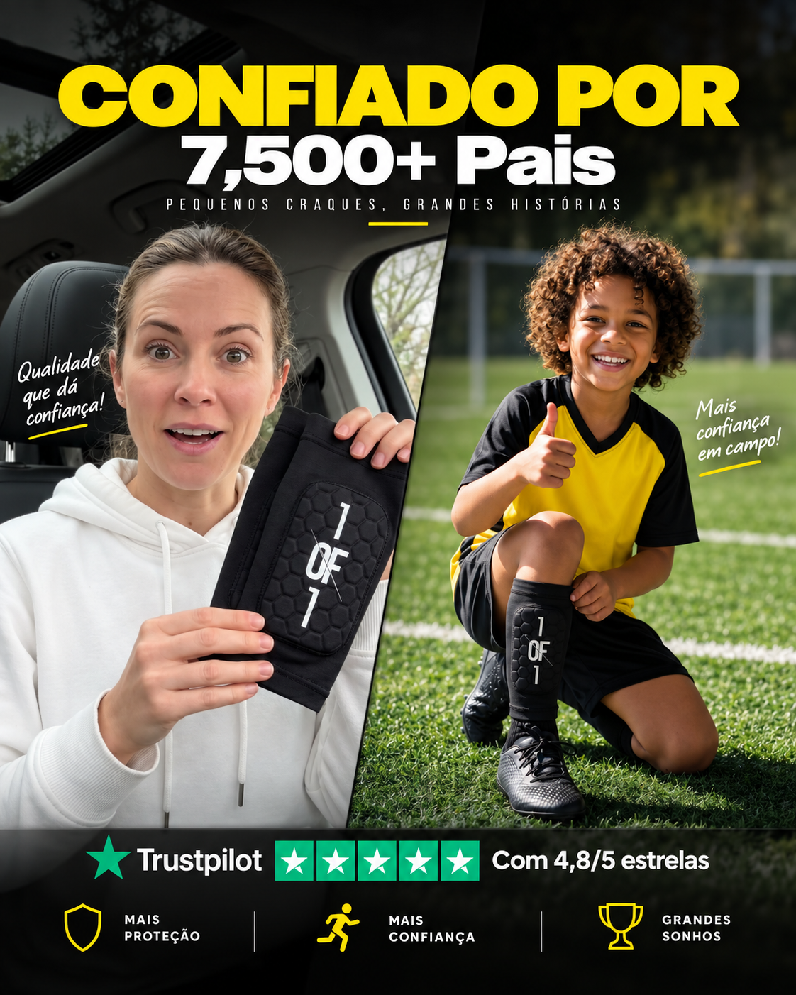 Caneleiras Embutidas - Criança