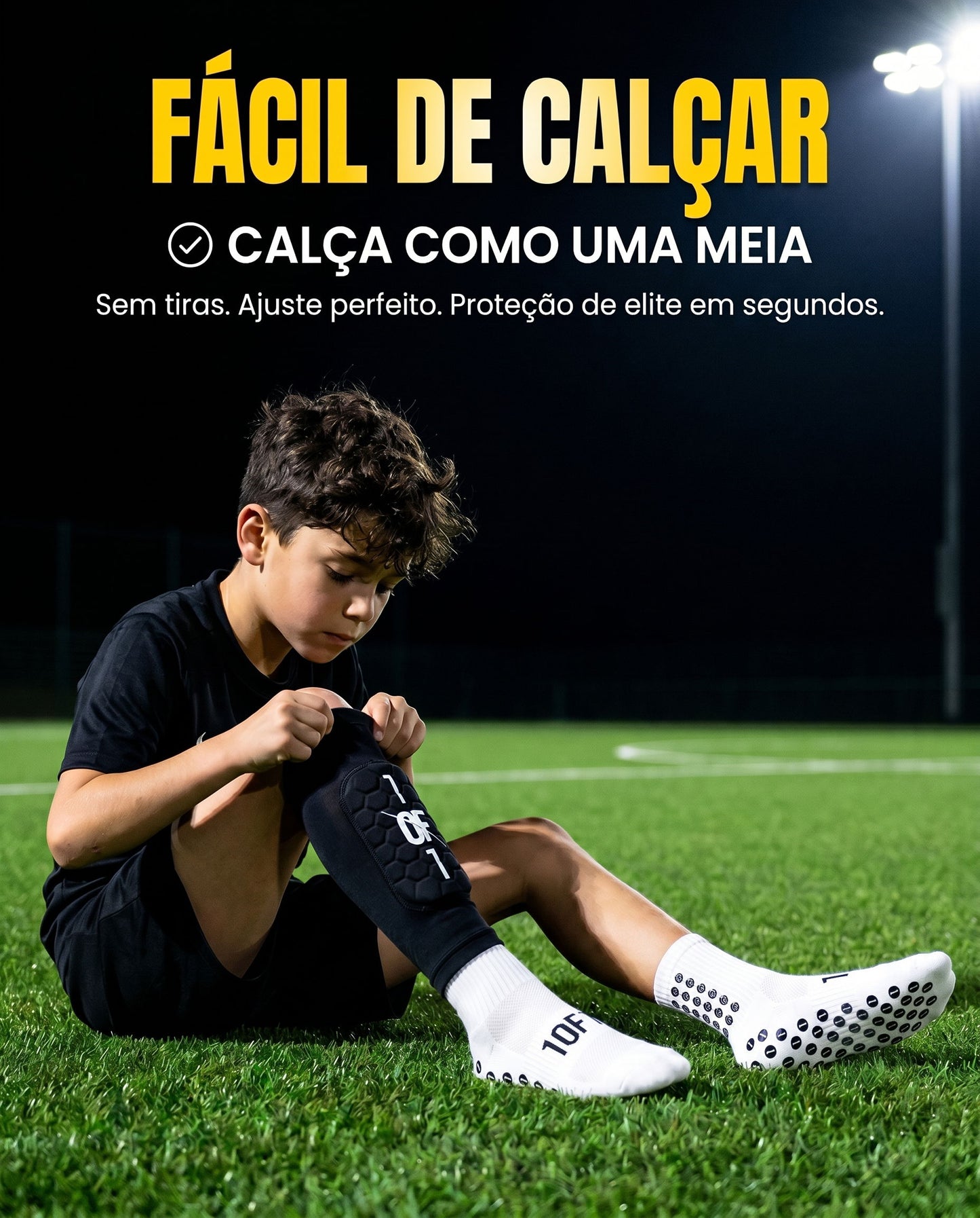 Espinilleras Integradas para Niño