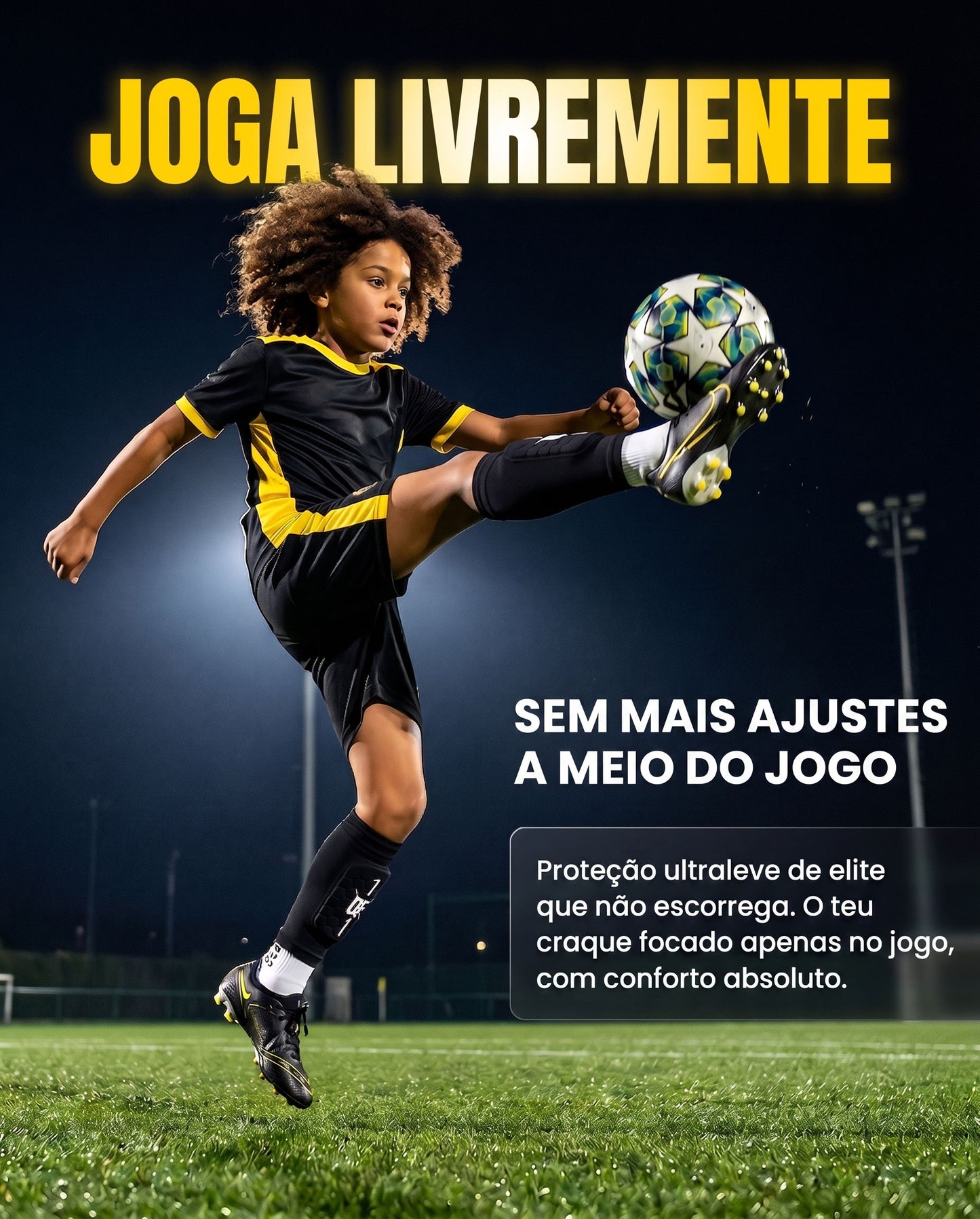 Espinilleras Integradas para Niño